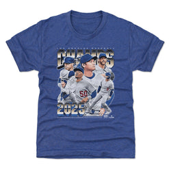 Los Angeles D Baseball 2025 Champs Vintage WHT (ONLINE ORDER ONLY)