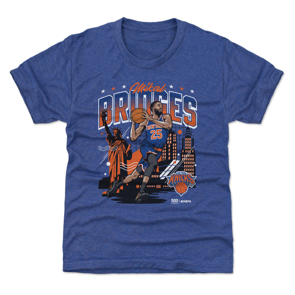 Mikal Bridges New York Knicks Skyline WHT (ONLINE ORDER ONLY)