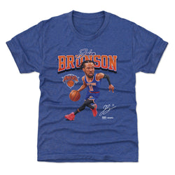 Jalen Brunson New York Knicks Caricature WHT