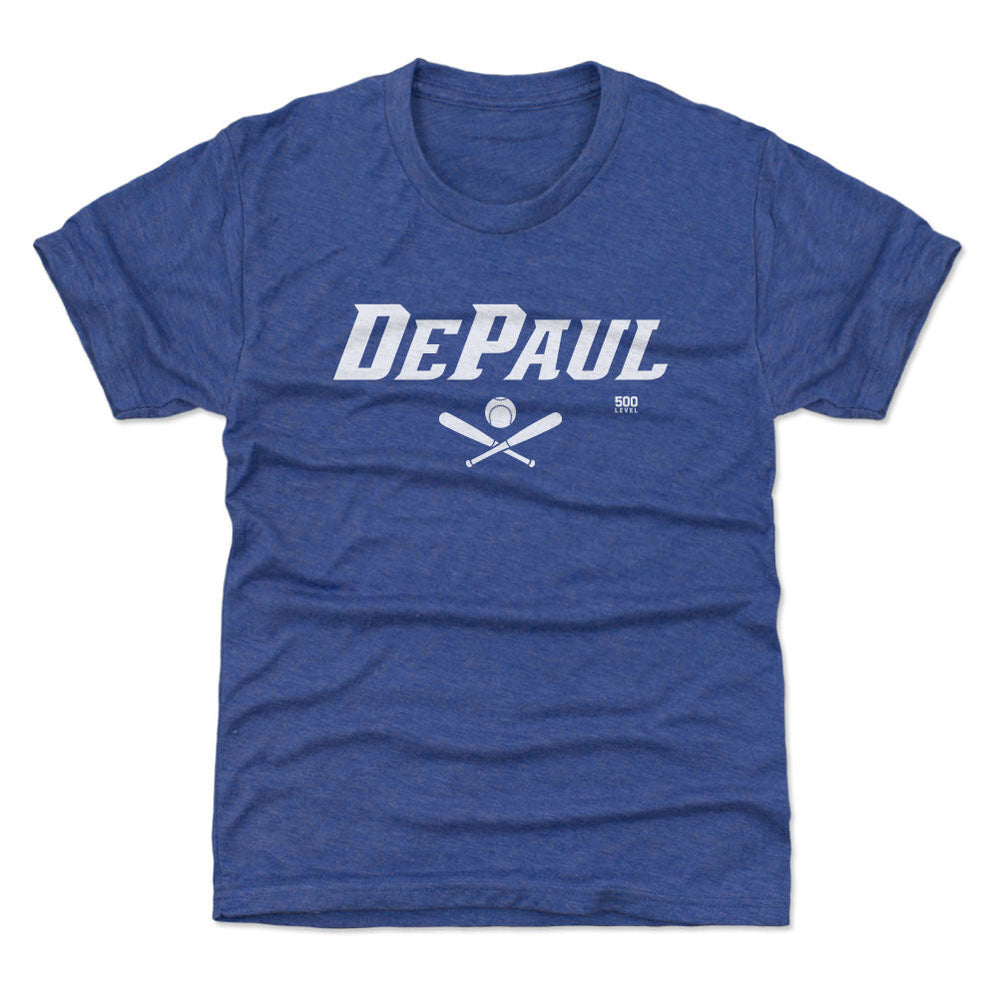 DePaul Blue Demons Softball Minimalist WHT (ONLINE ORDER ONLY)