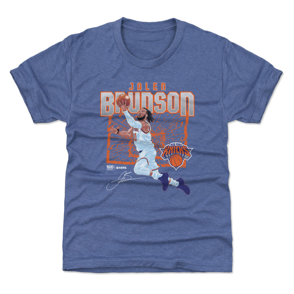 Jalen Brunson New York Knicks Shattered WHT (ONLINE ORDER ONLY)
