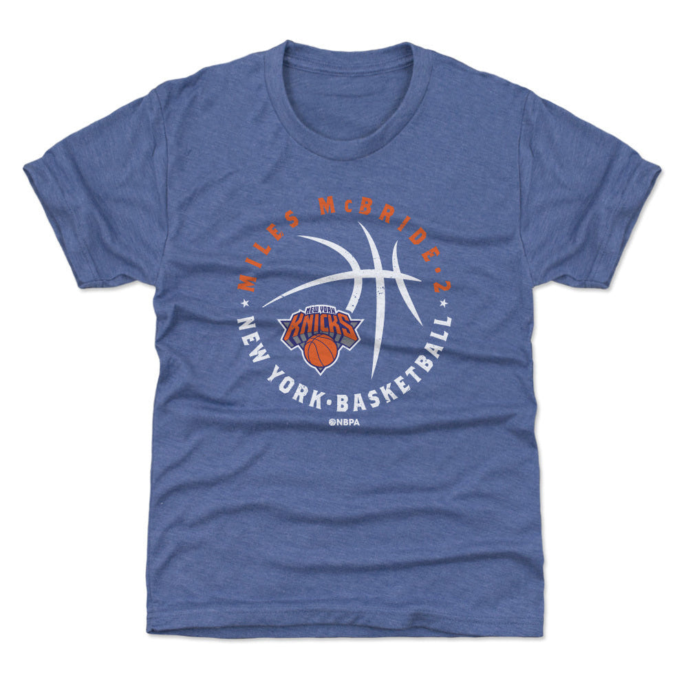 Miles McBride New York Knicks Player Ball WHT (ONLINE ORDER ONLY)