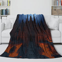 Kids Room Minecraft Blanket Flannel Pattern Throw (ONLINE ORDER ONLY)