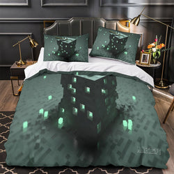 Kids bed Minecraft Bedding Set Quilt Duvet Cover Without Filler (Online Order Only)