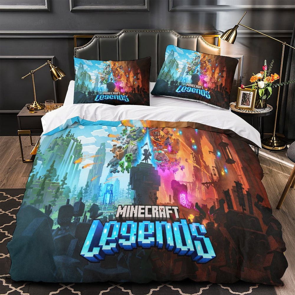 Kids room Minecraft Duvet Cover Pattern Bedding Set Without Filler (ONLINE ORDER ONLY)