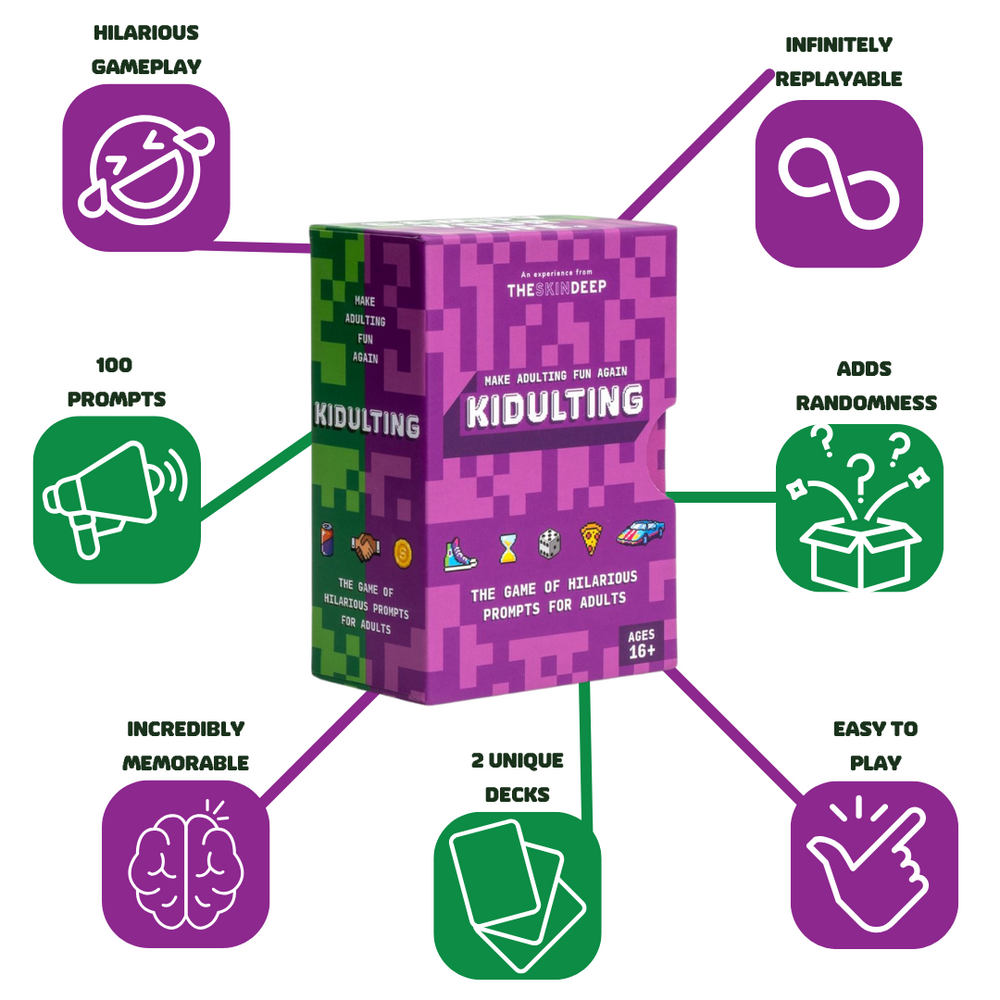 Kidulting: The Game Of Hilarious Prompts (ONLINE ORDER ONLY)
