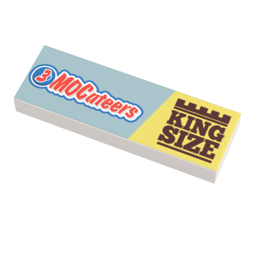 3 MOCateers Candy (King Size) - B3 Customs® Printed 1x3 Tile (Online Order Only)