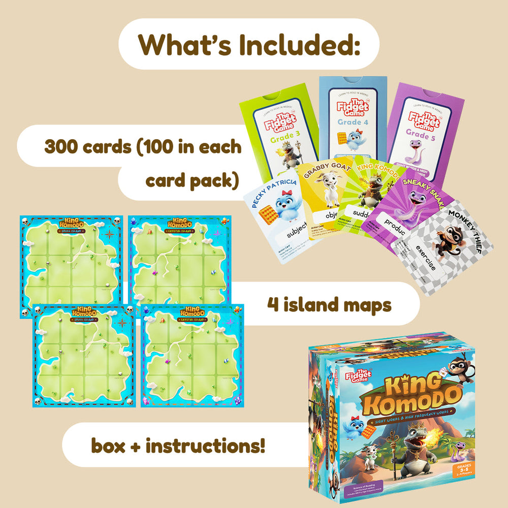 King Komodo + Expansion 3-5 Card Packs (ONLINE ORDER ONLY)