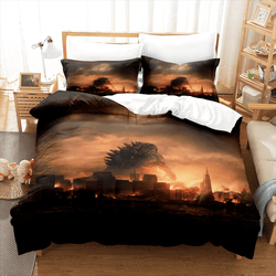 King Kong vs Godzilla Bedding Set Quilt Covers Without Filler (Online Order Only)
