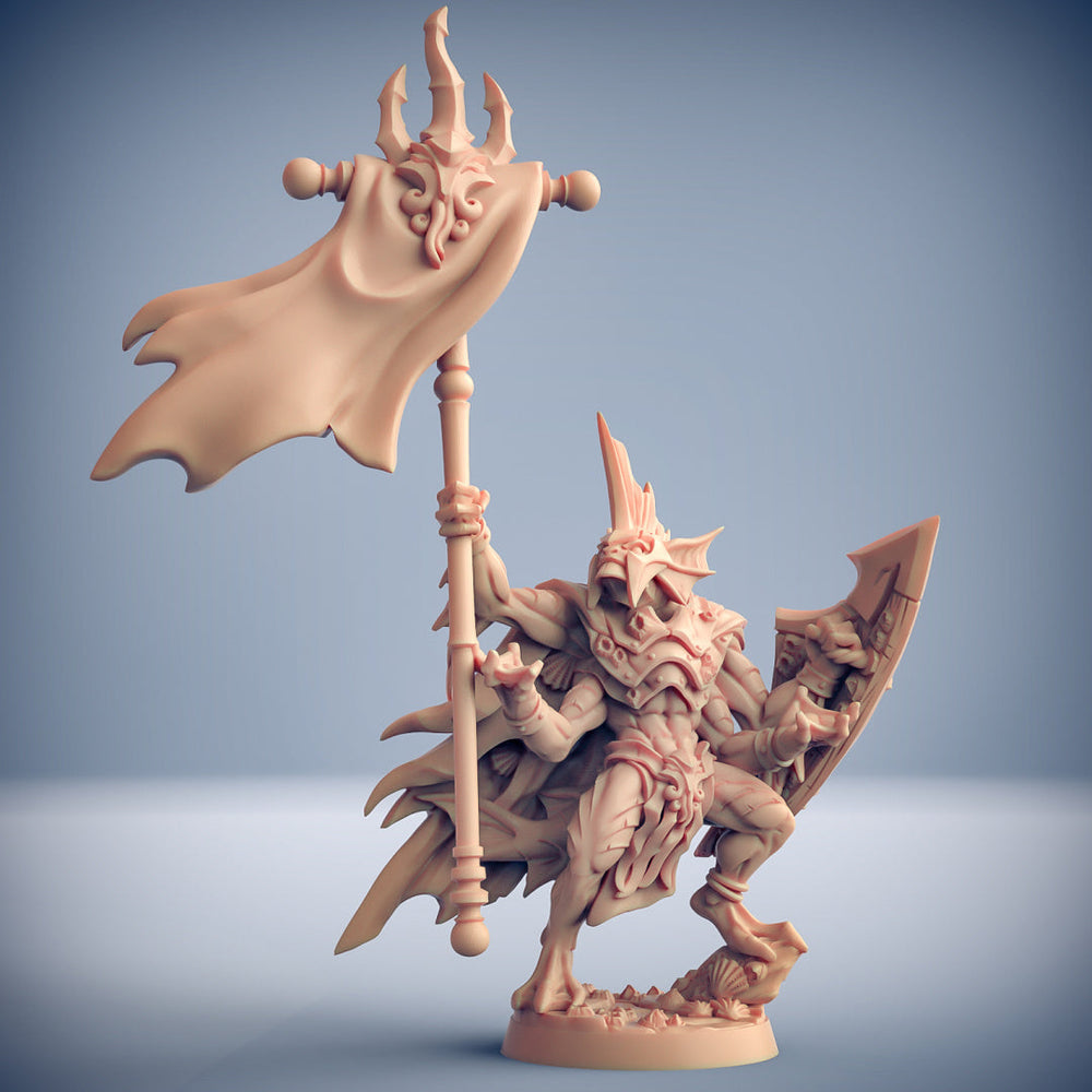 3D Printed Artisan Guild King Osteras The Chosen of Holmuran Death-Tide Jurakin 28mm 32mm (Online Only)