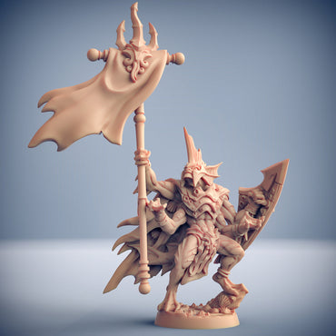 3D Printed Artisan Guild King Osteras The Chosen of Holmuran Death-Tide Jurakin 28mm 32mm (Online Only)