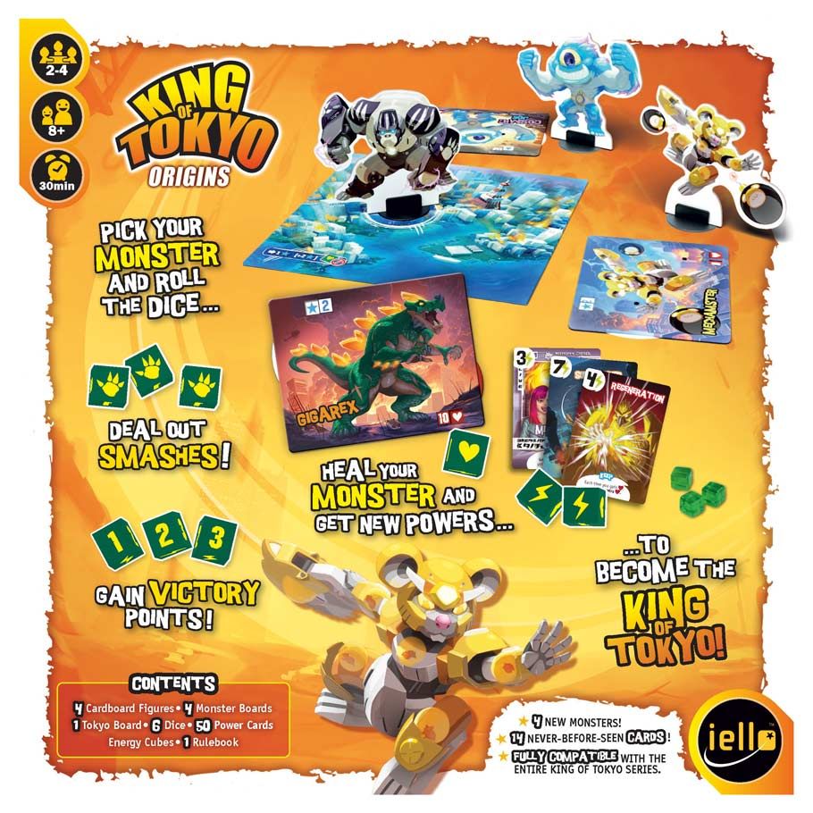 King of Tokyo: Origins (ONLINE ORDER ONLY)
