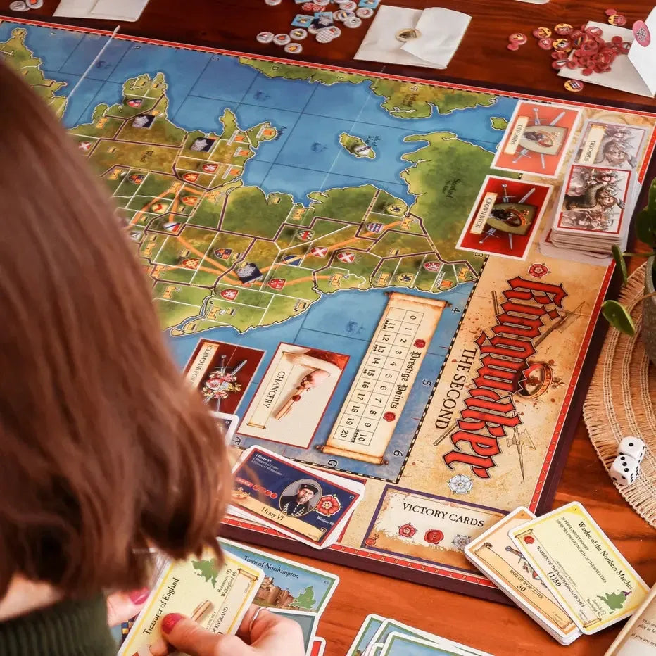 Kingmaker Royal Re-Launch - Wars of the Roses Tactical Board Game - Gibsons (ONLINE ORDER ONLY)