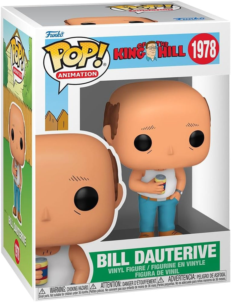 King of the Hill Bill Dauterive Funko Vinyl Figure #1978 with Funko Protector (ONLINE ORDER ONLY)