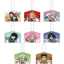 Megahouse: Demon Slayer Kirakira Acrylic Mascot Version Ema Vol. 2 Set of 8 (ONLINE ORDER ONLY)