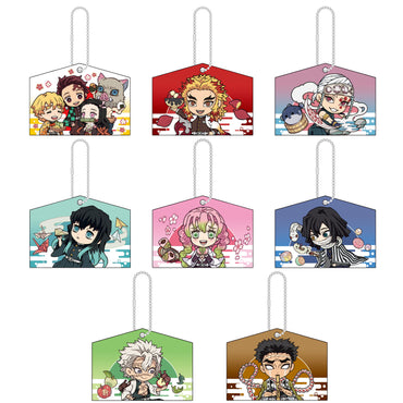 Megahouse: Demon Slayer Kirakira Acrylic Mascot Version Ema Vol. 2 Set of 8 (ONLINE ORDER ONLY)