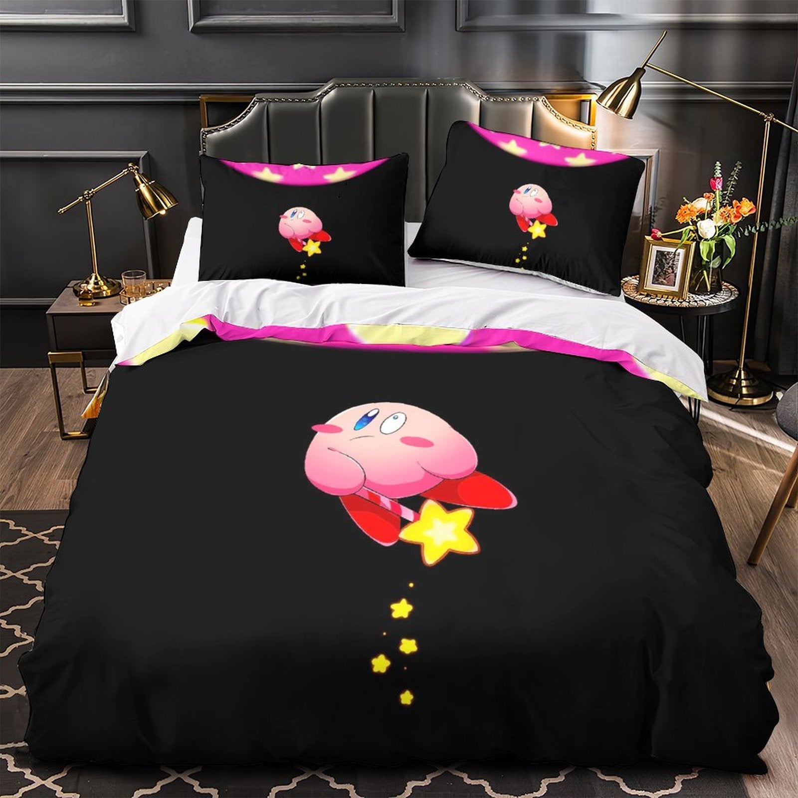 Kirby Bedding Set Quilt Duvet Cover Without Filler (Online Order Only)