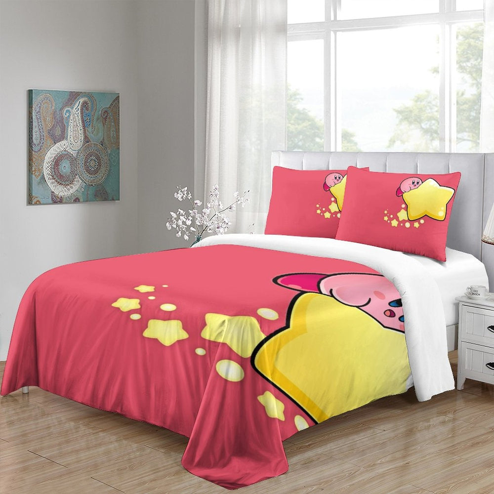 Kirby Bedding Set Quilt Duvet Cover Without Filler (Online Order Only)