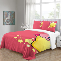 Kirby Bedding Set Quilt Duvet Cover Without Filler (Online Order Only)