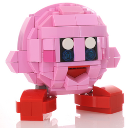 Kirby - Custom MOC made using LEGO parts (Online Order Only)