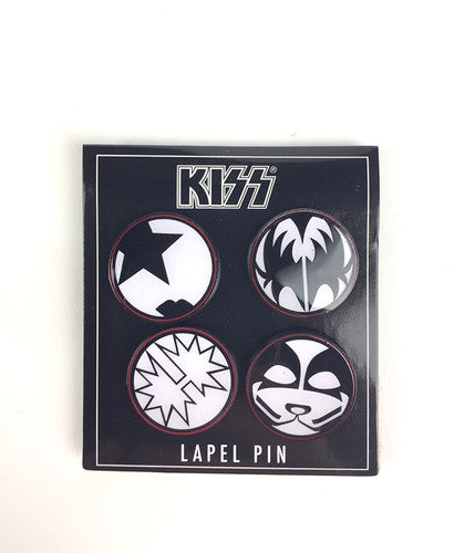 KISS Multi Face Lapel Pin Set [Merchandise] (ONLINE ORDER ONLY)