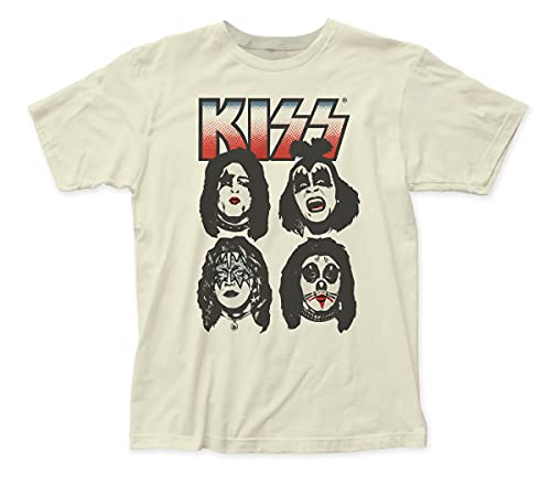 Kiss Four Faces Fitted Jersey Tee [T-Shirt] (ONLINE ORDER ONLY)