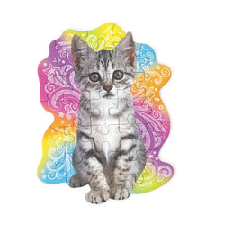 Kitten 25 Piece Mini Shaped Jigsaw Puzzle Paper House (ONLINE ORDER ONLY)