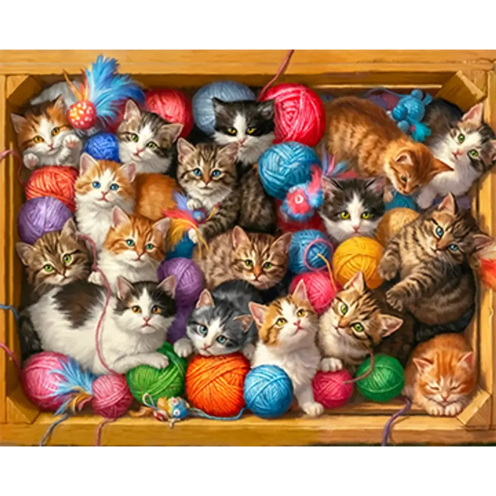 Kittens Galore 1000 Piece Jigsaw Puzzle Springbok