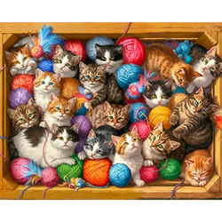 Kittens Galore 1000 Piece Jigsaw Puzzle Springbok