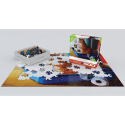 Kitty Throne 500 Piece Jigsaw Puzzle Eurographics (ONLINE ORDER ONLY)