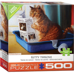 Kitty Throne 500 Piece Jigsaw Puzzle Eurographics (ONLINE ORDER ONLY)