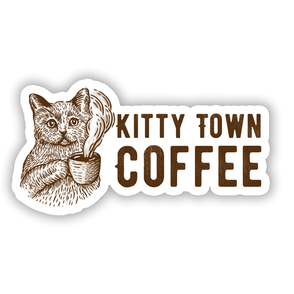 Kitty Town Name Sticker (Online Order Only)