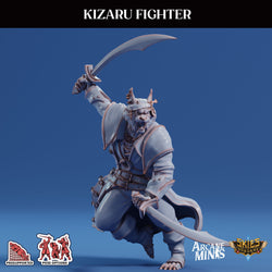3D Printed Sordane Publishing Arcane Minis Kizaru Fighter Swindler's Luck Part Two 28 32mm D&D (Online Only)