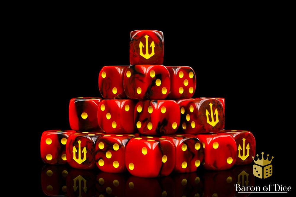 Kings of War: Forces of the Abyss - Official Dice Set (ONLINE ORDER ONLY)