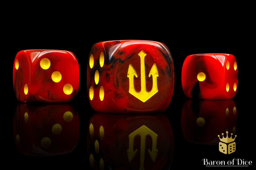 Kings of War: Forces of the Abyss - Official Dice Set (ONLINE ORDER ONLY)
