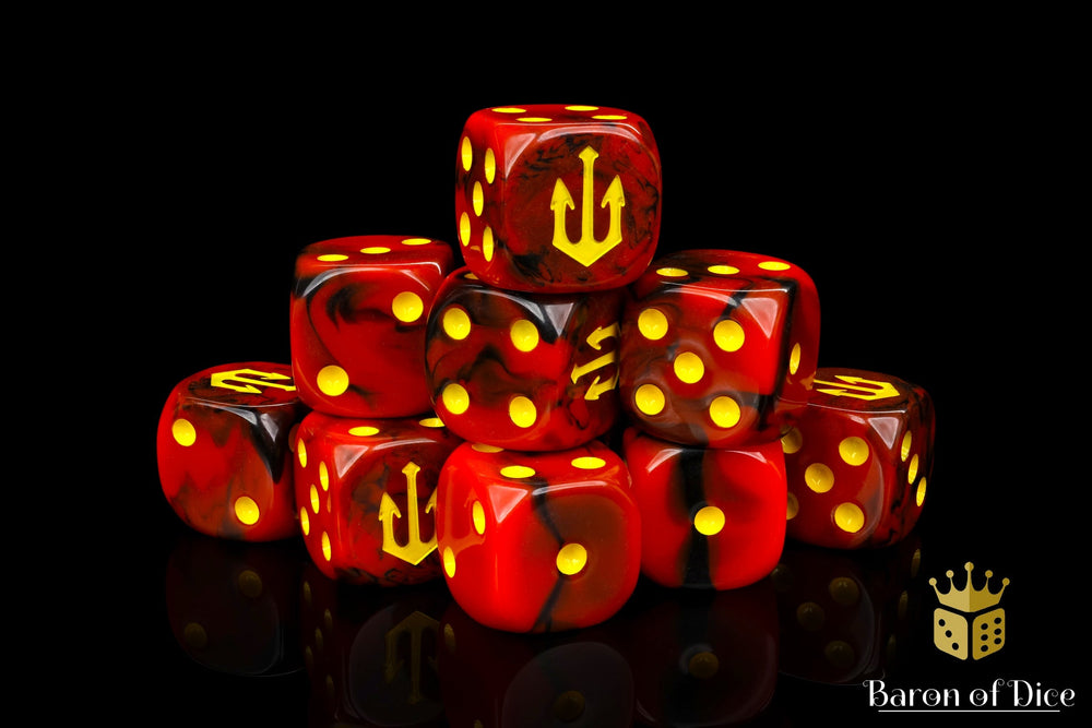Kings of War: Forces of the Abyss - Official Dice Set (ONLINE ORDER ONLY)