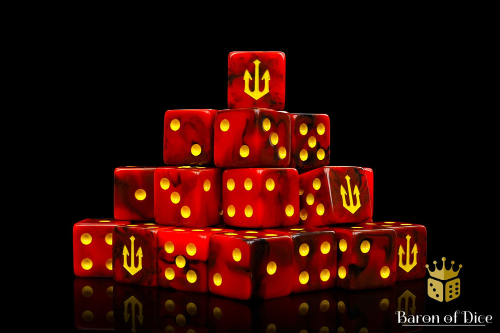 Kings of War: Forces of the Abyss - Official Dice Set (ONLINE ORDER ONLY)