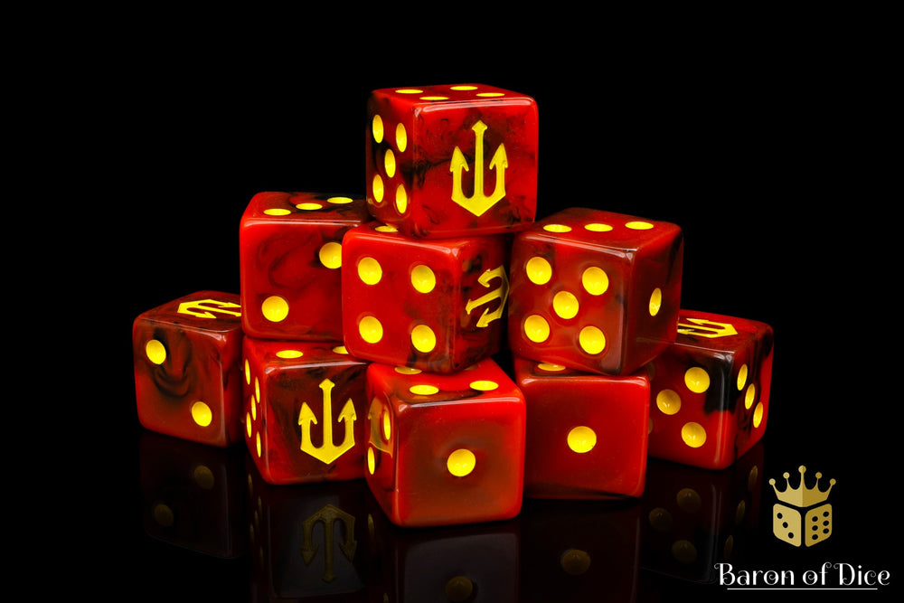Kings of War: Forces of the Abyss - Official Dice Set (ONLINE ORDER ONLY)