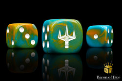 Kings of War: Trident Realm - Official Dice Set (ONLINE ORDER ONLY)