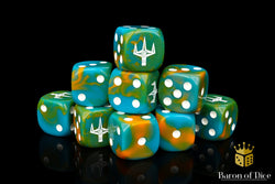 Kings of War: Trident Realm - Official Dice Set (ONLINE ORDER ONLY)
