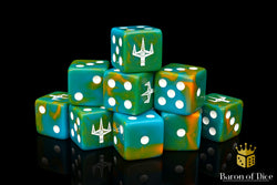 Kings of War: Trident Realm - Official Dice Set (ONLINE ORDER ONLY)