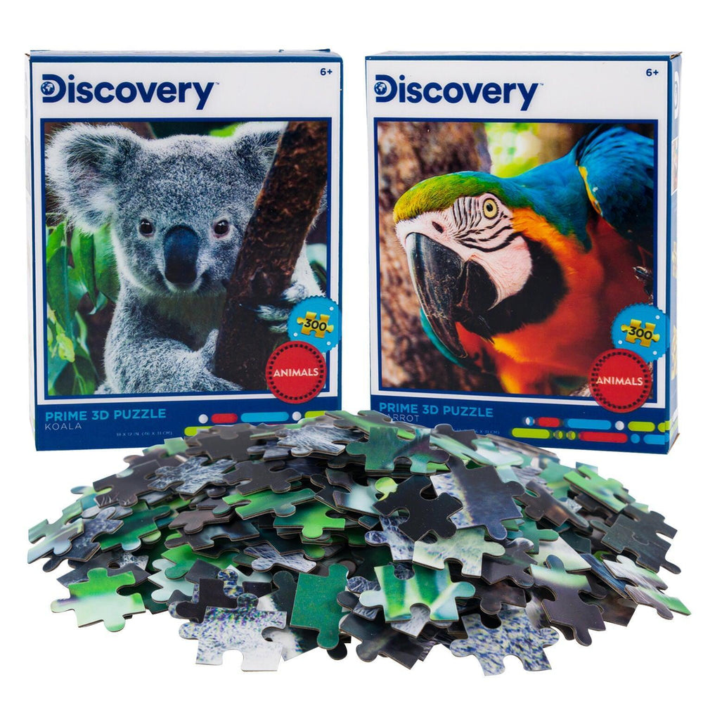 Koala & Parrot Set of 2 300 Piece Lenticular Jigsaw Puzzles Prime 3D (ONLINE ORDER ONLY)