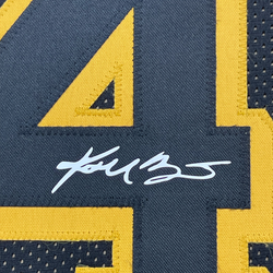 Framed Facsimile Autographed Kobe Bryant 35x39 #24 Black Mamba Los Angeles LA Reprint Laser Auto Basketball Jersey (ONLINE ORDER ONLY)