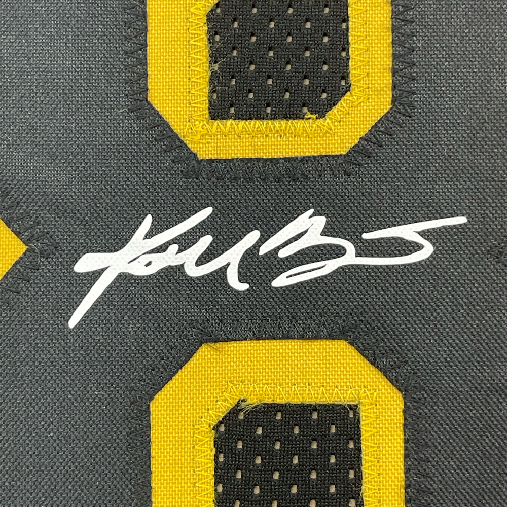 Framed Facsimile Autographed Kobe Bryant 35x39 #8 Black Mamba Los Angeles LA Reprint Laser Auto Basketball Jersey (ONLINE ORDER ONLY)