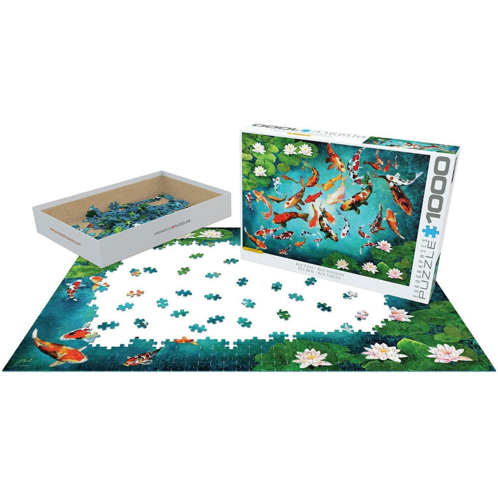 Koi Fish 1000 Piece Jigsaw Puzzle Eurographics (ONLINE ORDER ONLY)