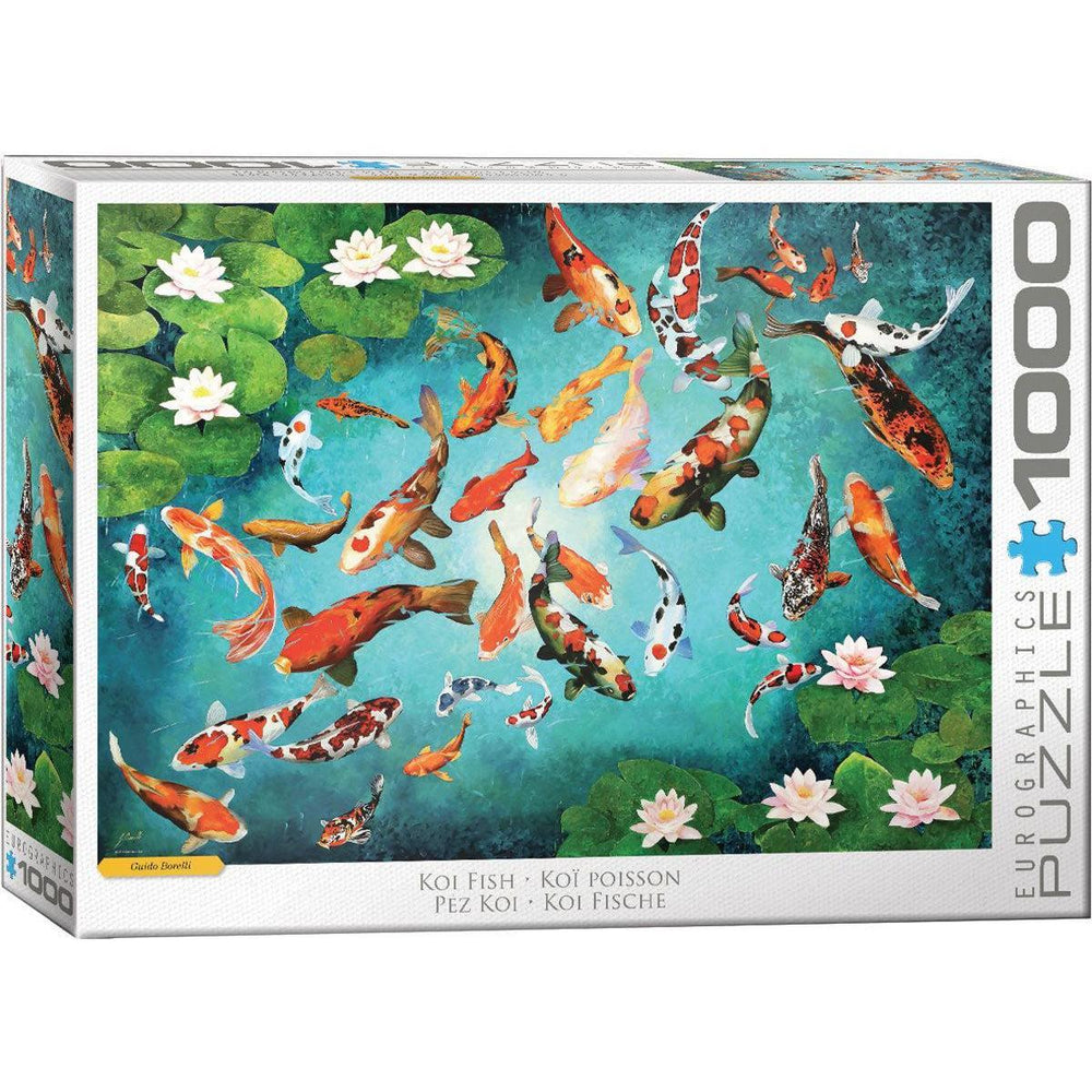 Koi Fish 1000 Piece Jigsaw Puzzle Eurographics (ONLINE ORDER ONLY)