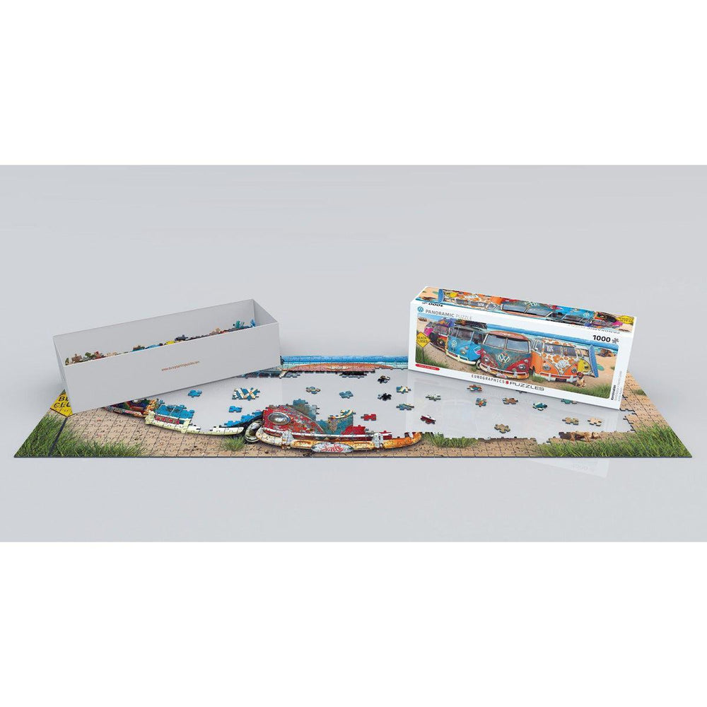Kombination VW Bus 1000 Piece Panoramic Jigsaw Puzzle Eurographics (ONLINE ORDER ONLY)