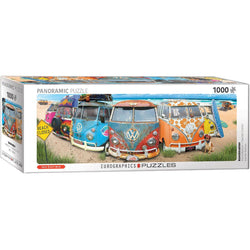 Kombination VW Bus 1000 Piece Panoramic Jigsaw Puzzle Eurographics
