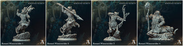 3D Printed Archvillain Games Frostburn Horrors Rimewind Secrets - Kotauri Winterstrider 28mm 32mm D&D (Online Only)