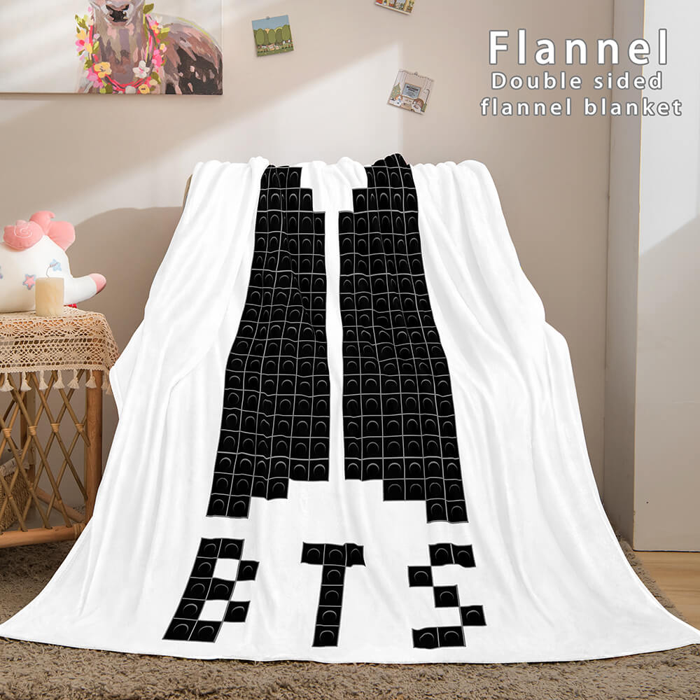 Kpop BTS Butter Bangtan Boys Cosplay Flannel Blanket Bedding Sets (Online Order Only)